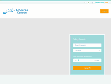 Tablet Screenshot of albercasencancun.com
